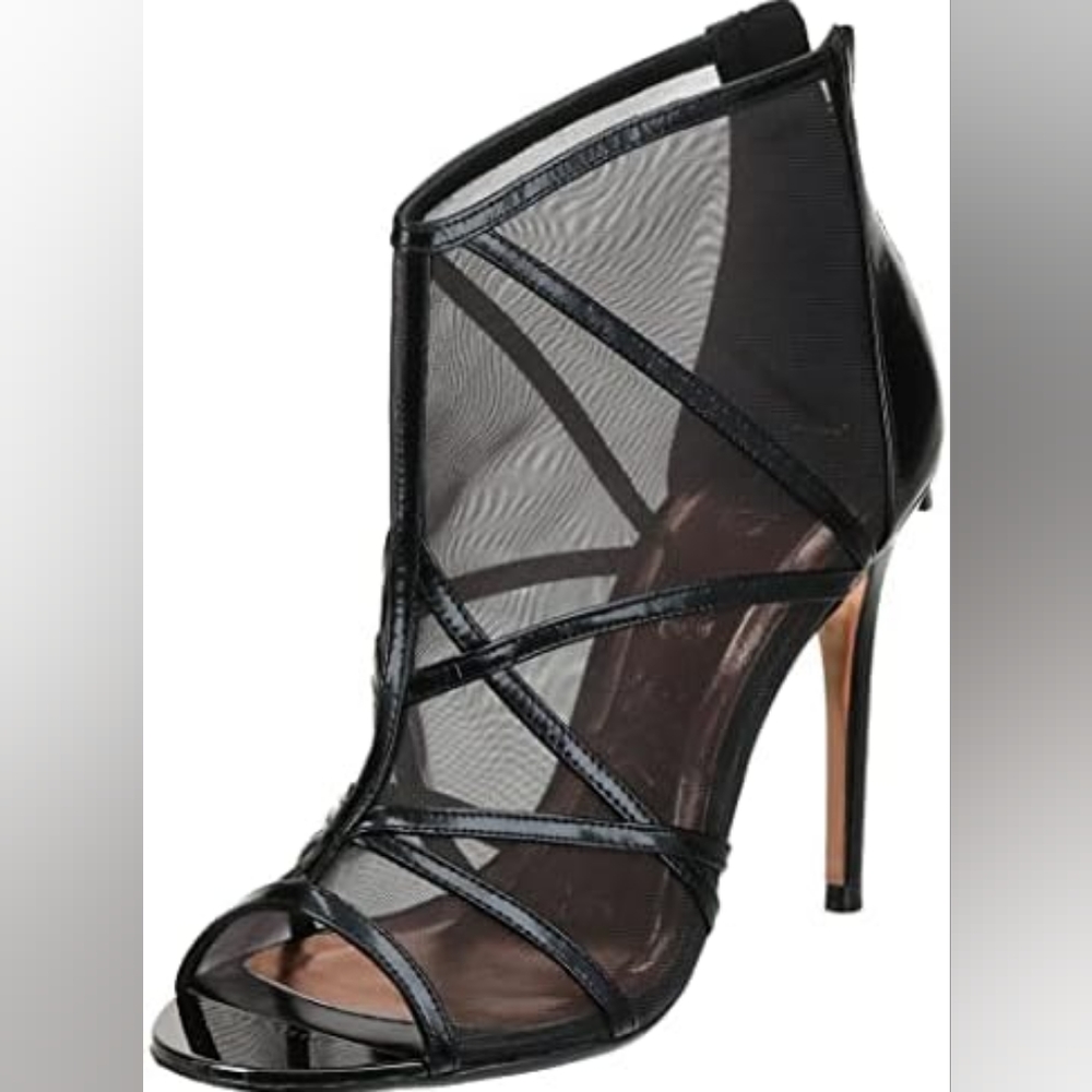 Ted Baker Taminaa black Caged mesh High-Heels